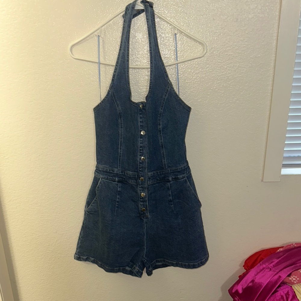 Denim womens Overalls